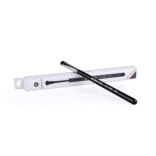 Curved Smudge Eyeshadow Brush, EIGSHOW Small Round Top Blending Eye Shadow with Synthetic Bristles for Smokey Cat Eye Makeup (E832)