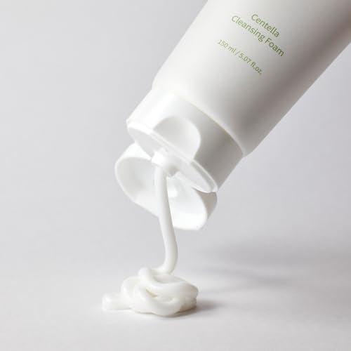 mixsoon Centella Cleansing Foam 5.07 fl oz/ 150ml,Low pH cleansing foam for soothing and moisturization