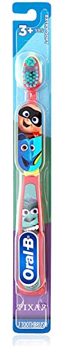 Oral-B Kids Manual Toothbrush, Monsters Characters, for Children and Toddlers 3+, Extra Soft Bristles - Pack of 6 (Characters Vary)