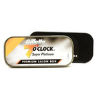100 7 O'clock Super Platinum Double Edge Safety Razor Blades (20x5) - AKA 7'Oclock Black - Premium Blades on Display Card