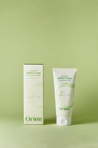 Orien Mugwort Zero Film Cleansing Foam 5.07 fl.oz, 150ml ㅣDaily Makeup Blackhead Removal No pore clogging Korean skincare double cleansing