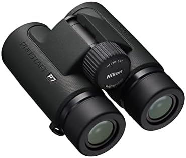Nikon PROSTAFF P7 10x30 Binocular | Waterproof, fogproof, Rubber-Armored Compact Binocular, Oil & Water Repellent Coating & Locking Diopter | Official Nikon USA Model
