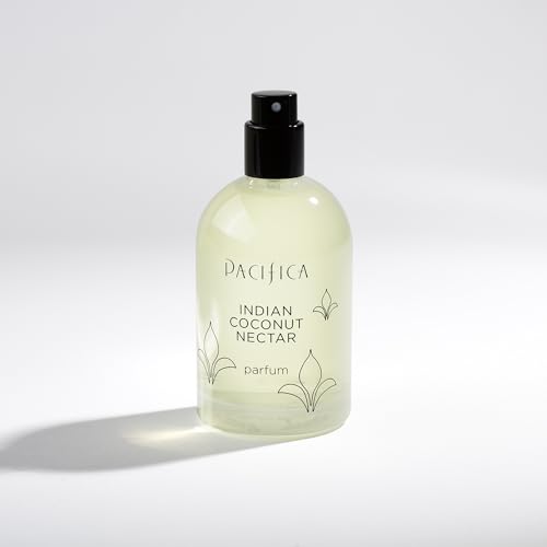 Pacifica Indian Coconut Nectar Spray Perfume, 2 oz ��� Warm Coconut & Vanilla Gourmand Fragrance for Women Clean Beauty Scent, Long-Lasting Beachy & Layerable, 100% Vegan & Cruelty-Free Made in USA