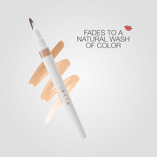 stila Calligraphy Lip Stain Long-Lasting Tint, Moisturizing, Transfer-Proof, Lightweight, Sheer Buildable Color, Fades to a Natural Wash of Colors