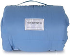 Jay Franco Toddler Nap Mat with Built-in Pillow and Blanket - Soft 46 x 20-inch Microfiber Kids Sleeping Bag for School or Sleepover, Blue - Lilo & Stitch