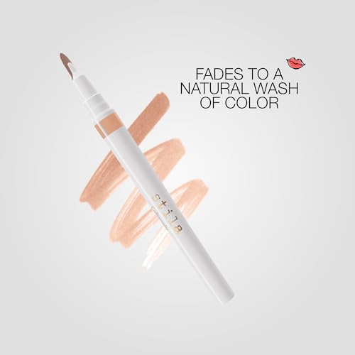stila Calligraphy Lip Stain Long-Lasting Tint, Moisturizing, Transfer-Proof, Lightweight, Sheer Buildable Color, Fades to a Natural Wash of Colors
