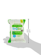 Simpleaf Flushable Wet Wipes Aloe Vera| Eco-Friendly, Paraben & Alcohol Free | Hypoallergenic & Safe for Sensitive Skin | Soothing Aloe Formula | (6 x 25 Counts Convenient Pack) 150 Counts Total