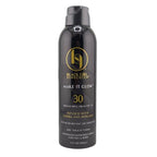 Make it Glow Face & Body Moisturizing Sunscreen Spray SPF 30, No White-Residue for Melanin Rich Skin (SPF-30-5oz-Spray)