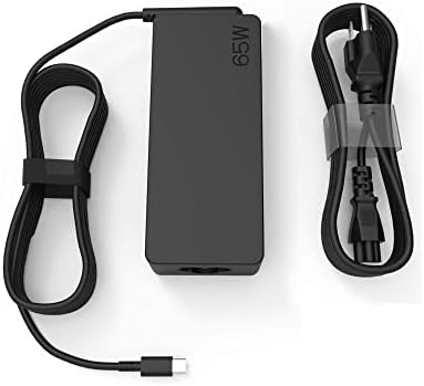 65W 45W USB C Laptop Charger Compatible with Lenovo ThinkPad T14 T15 T16 gen 1 gen 2 X1 Yoga L13 7i C740 Computer AC Power Adapter for ThinkPad T480 T490 P52s Chromebook 2nd Gen Power Cord