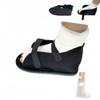 Adjustable plaster shoes postoperative shoes, medical walking shoes with Magic sticker, suitable for foot sprains, ankle fractures, toes, suitable for left and right feet(XL)