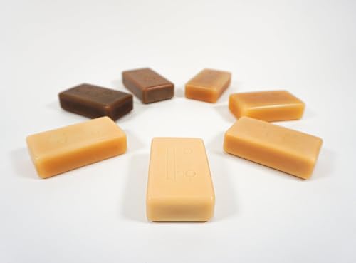 Vanman - Pure Beef Tallow with Honey - Pure Saponified Grass Fed Beef Tallow for Skin, Raw Honey, Unscented - Beef Tallow and Honey Soap - 2 Pack