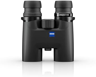 ZEISS Conquest HDX Binoculars 8x32 Waterproof, Compact with LotuTec T* HD Coated Glass for Optimal Clarity in All Weather Conditions for Bird Watching, Hunting, Sightseeing, Black