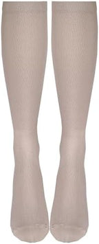 Truform Women's 15-20 mmHg Medical Compression Socks, Moderate Support Soft Stretch Comfort Microfiber, Knee High, Closed Toe, Tan, Medium