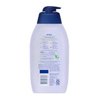 NIVEA Pampering Coconut and Almond Milk Body Wash with Nourishing Serum, Moisturizing Body Wash for Women, Enriched with Provitamin B5 and Vitamin E, 20 Fl Oz Bottle, Pack of 3