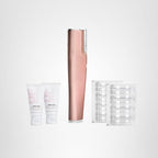 DERMAFLASH LUXE+ Sonic Dermaplaning Tool for Face Peach Fuzz Removal, Anti-Aging and Exfoliation, NEW Limited-Edition Rose Gold with Bonus FREE Refill Kit