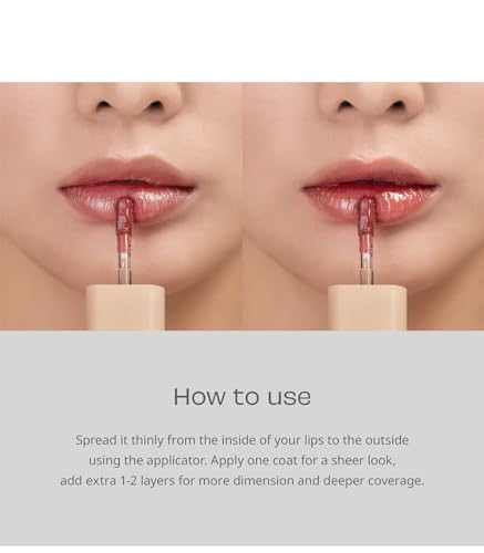 Glowy Ampoule Tint, Water-based Glowy Lip Stain (Dawn Pink)