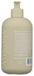 Vitasana Hydrating Hand & Body Lotion, 16 oz – Fragrance‑Free, 99% Plant‑Derived with 2% Colloidal Oatmeal, EWG Verified, Hypoallergenic, Paraben‑Free, Sulfate‑Free, Cruelty‑Free
