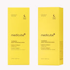 medicube Turmeric Overnight Wrapping Peel Off Mask - Nourishes dull, uneven skin with hydrolyzed collagen for glowing skin and improved elasticity. Korean skincare, 2.53 fl. oz.