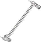 NearMoon Adjustable Shower Arm Universal Connection, Solid Brass Extension Arm, Adjust Angle to Upgrade Shower Experience, Easy to Install, Anti-leak (Brushed Nickel)