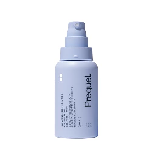 Prequel Skin Universal Skin Solution Hypochlorous Acid Spray for Face and Body. HOCL Facial Cleanser and Dermal Spray with Electrolyzed Water and Mineral Complex. pH-Stabilized Skin Care. 4oz