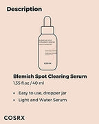 COSRX AC Collection Blemish Spot Clearing Serum, 40ml / 1.35 fl.oz | Centella, Niacinamide, EGF Serum | Cruelty Free, Paraben Free, Korean Skin Care