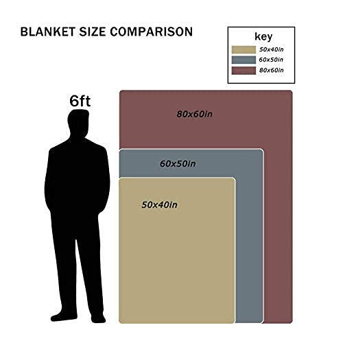 QETXVI Custom Blanket with Photos, USA Made 40"x 50"