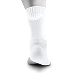 Bauerfeind Sports Achilles Support - Relieves the achilles tendon while running, jumping, and moving - All White, Large