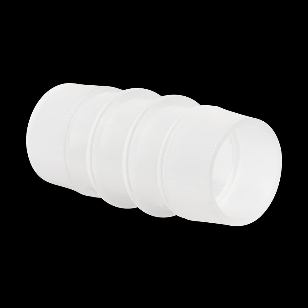 Feelers 1" x 1" Plastic Hose Barb Fitting 15 Pack, Equal Barbed Splicer Connector, Straight Union Adapter for Aquarium, Air Line, Fuel Line, Liquid Transfer