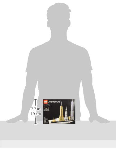 LEGO Architecture New York City Model Kit - Bedroom or Office Decor for Kids & Adults, Ages 12+ - Building Blocks to Display - NYC Gift & Souvenir Ideas - 21028