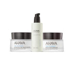 AHAVA Daily Essentials Trio Set - Includes Essential Day Moisturizer 1.7 Fl.Oz, Night Replenisher 1.7 Fl.Oz & Body Lotion Original 8.5 Fl.Oz, enriched with Dead Sea Osmoter & Magnesium