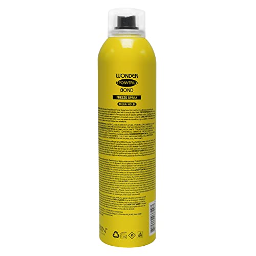 EBIN NEW YORK Wonder Ponytail Bond Freeze Spray Extra Mega Hold - Fine Hair 8oz/ 245ml | Long Lasting Hold, 24-Hour Frizz Control, Shine Enhancing, Fast-Drying, Lightweight, All Hair Types