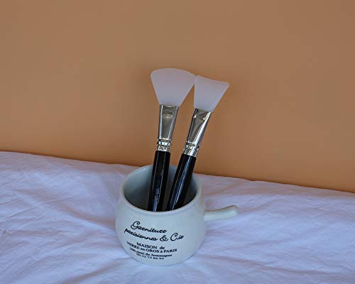 4 Pcs Silicone Face Mask Brush Applicator for Facial Mud, Clay Mask, DIY, Modeling Mask, Body Lotion, and BB CC Cream