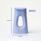 Loona Premium Female Urinal - Quiet, No Splash Design for Women - Ideal for Bedside, Travel, and Outdoor Use - Loona Blue - HSA/FSA Eligible