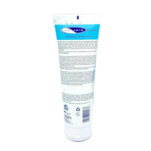 TRISWIM Swimmers Lotion Moisturizing Skin Repair with Aloe Vera & Vitamins