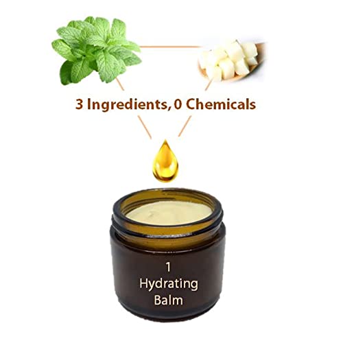 Vintage Tradition Beef Tallow All Purpose Balm – Healing, Hydrating Peppermint Oil Skin Care Salve Replaces Body Lotion, Hand Cream, More – Essential Oil, Olive Oil, and Grass-Fed Tallow, 2 fl. oz.