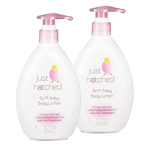 Soft Baby Body Lotion Multi-Pack - Lightweight, Soothing Moisturizer, Cozy Yummy Fragrance, Made with Essential Oils, No Yucky Stuff & Harsh Ingredients, 10.1 fl oz (2 Pack)