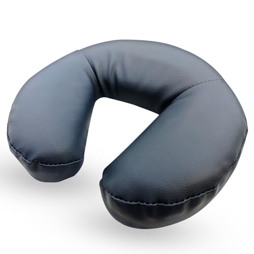 HOINCO Massage Face Cradle Cushion，Universal Headrest Face Rest Neck Head Cushion for Massage Chairs Spa Bed.(Dark Blue)