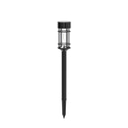 ILANCK Solar Lights Outdoor Waterproof, 8 Pack 21" Solar Pathway Lights with Metal & Glass, Auto On/Off Garden Lights for Yard, Landscape, Driveway Walkway