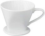 Fino Filter Cone, Fine White Porcelain, Number 2-Size, Brews 2 to 6-Servings