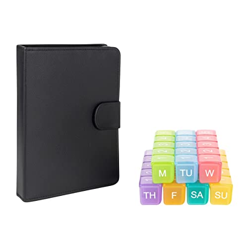 e-Pill 5 Times a Day x 7 Day Large Weekly Pill Organizer, Vitamin and Medicine Pill Box - with Discreet Case