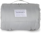 Jay Franco Toddler Nap Mat with Built-in Pillow and Blanket - Soft 46 x 20-inch Microfiber Kids Sleeping Bag for School or Sleepover, Blue - Monster Jam