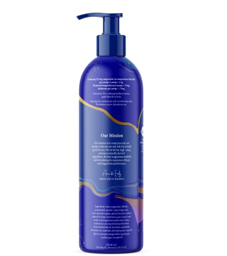 nfuse Magnesium Sleep Lotion with Melatonin and Lavender Essential Oils | Deep Relaxation & Sleep (8 oz)