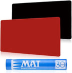 Playmat for TCG Card Playing Game, 2PCS Stitched Play Mat with Tube for Cards Gameplay, MTG, Yugioh, Magic The Gathering（ (24 x 14 in, 2 Pack)）