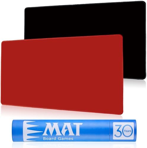 Playmat for TCG Card Playing Game, 2PCS Stitched Play Mat with Tube for Cards Gameplay, MTG, Yugioh, Magic The Gathering（ (24 x 14 in, 2 Pack)）