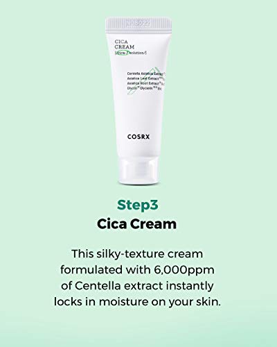 COSRX CICA Relief Kit | Toner, Serum, Cream with Centella Asiatica | Sensitive Skin, Soothing, Moisturizing | Travel Size Set, Gift Set, Korean Skin Care, Not Tested on Animals, Paraben Free