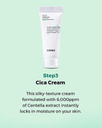 COSRX CICA Relief Kit | Toner, Serum, Cream with Centella Asiatica | Sensitive Skin, Soothing, Moisturizing | Travel Size Set, Gift Set, Korean Skin Care, Not Tested on Animals, Paraben Free