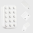 Fidget Toys Adults Metal Fidget Slider Magnetic EDC Haptic Fidget Toys for Adults (Matte White)