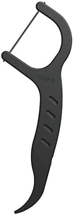 Oral-B Charcoal Infused Mint Dental Floss Picks, 75 Count, Pack Of 4