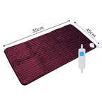 New 2023 Ambershine 45cmx85cm XXXL King Size Heating Pad with Fast-Heating Technology&10 Temperature Settings, Flannel Electric Heating Pad/Pain Relief for Back/Neck/Shoulders/Abdomen/Legs (Red)
