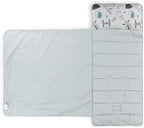 Jay Franco Toddler Nap Mat with Built-in Pillow and Blanket - Soft 46 x 20-inch Microfiber Kids Sleeping Bag for School or Sleepover, Grey - Star Wars
